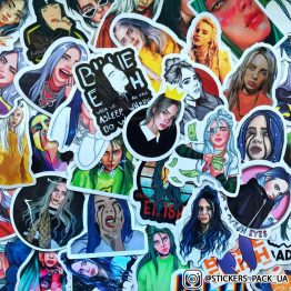 Стікерпак “Біллі Айліш”